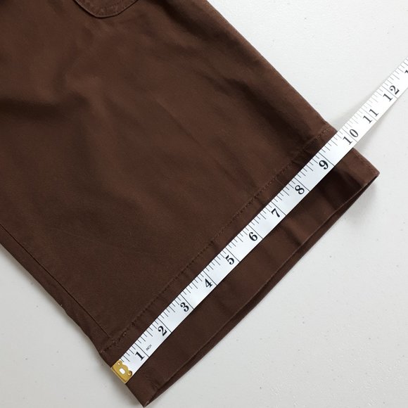 Coldwater Creek Brown Wide Straight Leg Capris - Picture 9 of 11